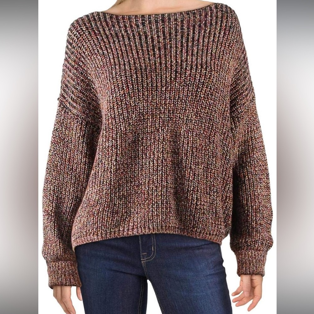 French Connection Millie Mozart multi-color knit sweater